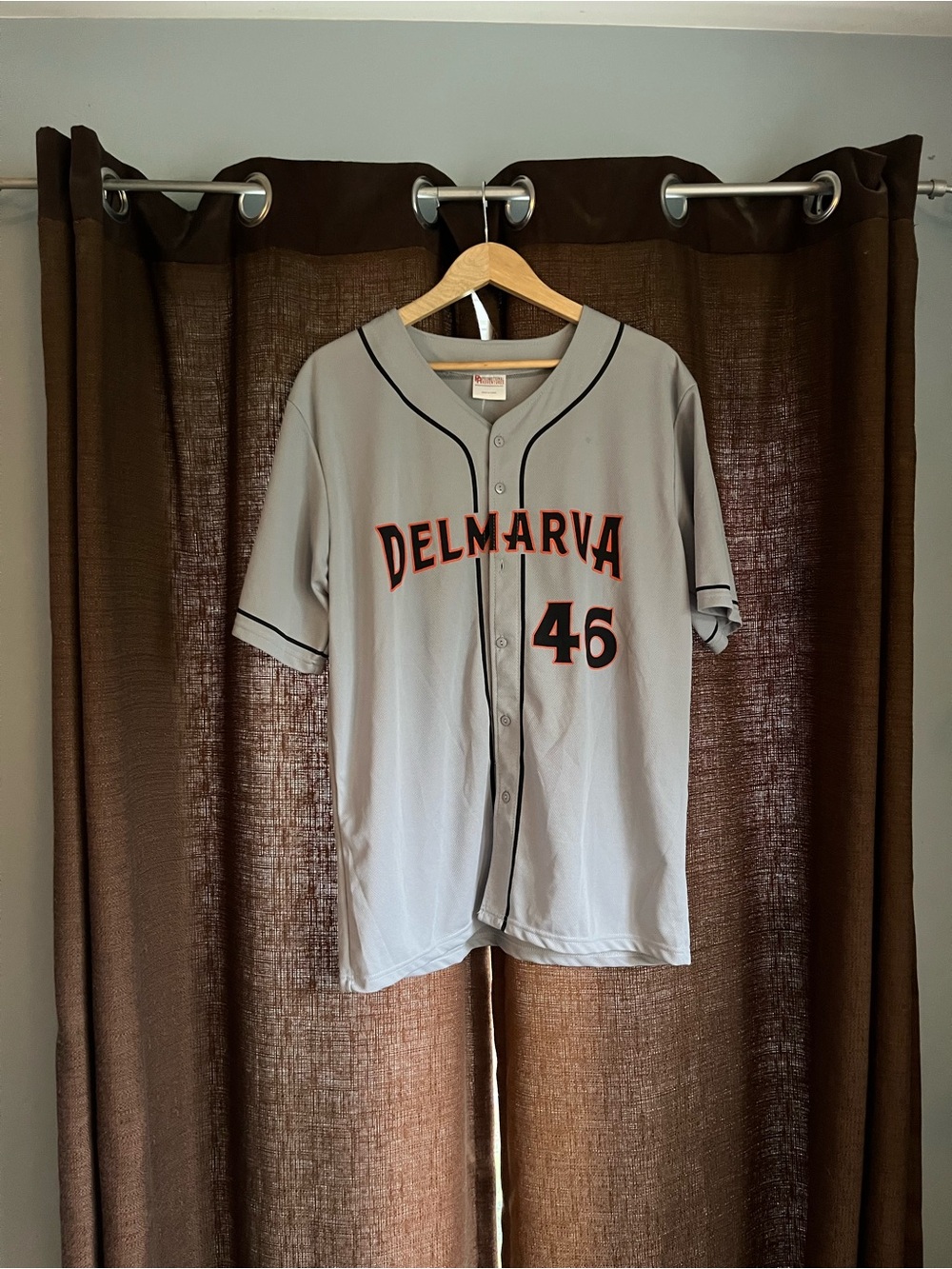 Delmarva Shorebirds Gray Baseball Jersey Jonathon Schoop